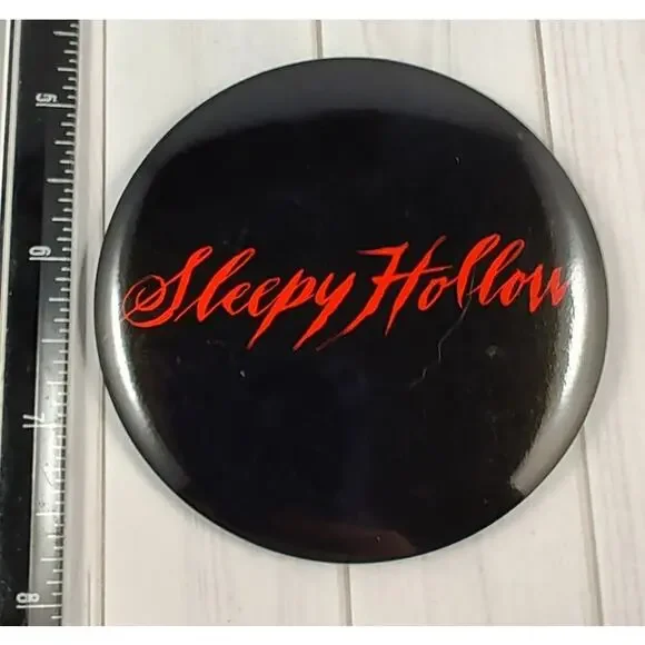 Sleepy Hollow Movie Promo Pin Badge Button Pinback Depp, Ricci, Walken - Picture 4 of 4